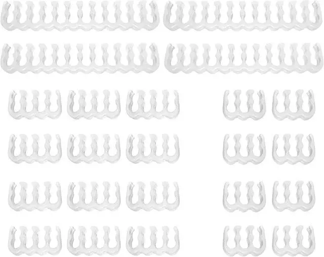 Alt view image 6 of 7 - KOTTO Braided ATX Sleeved Cable Extension Kit for Power Supply Cable Kit, PSU Connectors, 24 Pin, 8 Pin, 6 Pin 4 + 4 Pin, 6 Pack, with Cable Comb 24 Pieces Set 24-Pin, 8-Pin, 6-Pin (White)