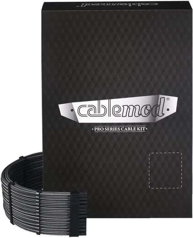 Main image of CableMod C-Series Pro ModMesh Sleeved Cable Kit for Corsair RM Yellow Label/AXi/HXi (Carbon)
