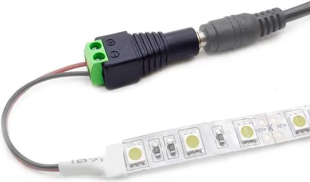 Alt view image 7 of 7 - inShareplus 12V LED Strip Power Supply 2A 24W Wall Mounted 12V Switching Power Supply Drive 110V to 12 Power Supply for LED Strip Light with 5.5/2.1mm DC Female Barrel Connector to Screw Adapter