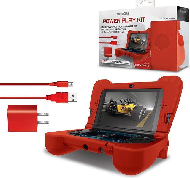 DG3DSXL-2275 Power Play Kit Accessories: Compatible with Nintendo NEW 3DS XL, 3-In-1 Bundle, Soft Comfort Grip Cable, AC Adapter, Red Nintendo 3DS / 2DS Accessories - Newegg.com