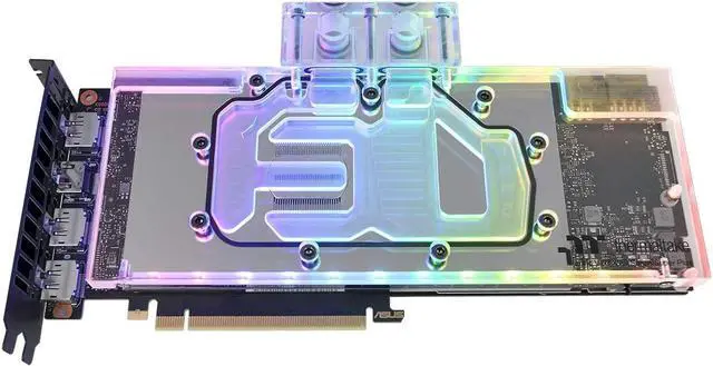 Alt view image 2 of 6 - Thermaltake Pacific V-RTX 2070 Super Plus (ASUS Turbo) GPU Waterblock, CL-W278-CU00SW-A