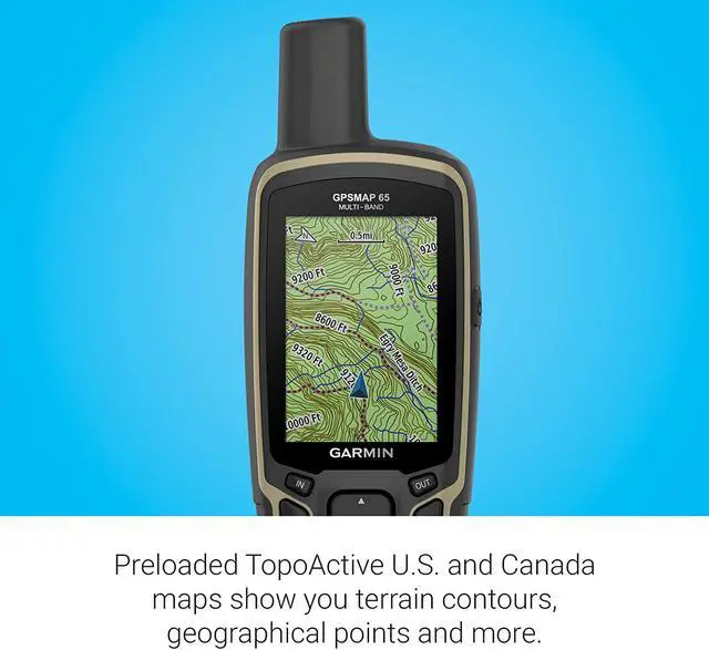 Alt view image 10 of 15 - Garmin GPSMAP 65, Multi-Band/Multi-GNSS Handheld