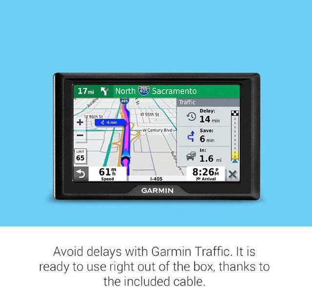 Alt view image 3 of 6 - Garmin Drive 52 and Traffic, GPS Navigator with 5” Display, Simple On-Screen Menus and Easy-to-See Maps