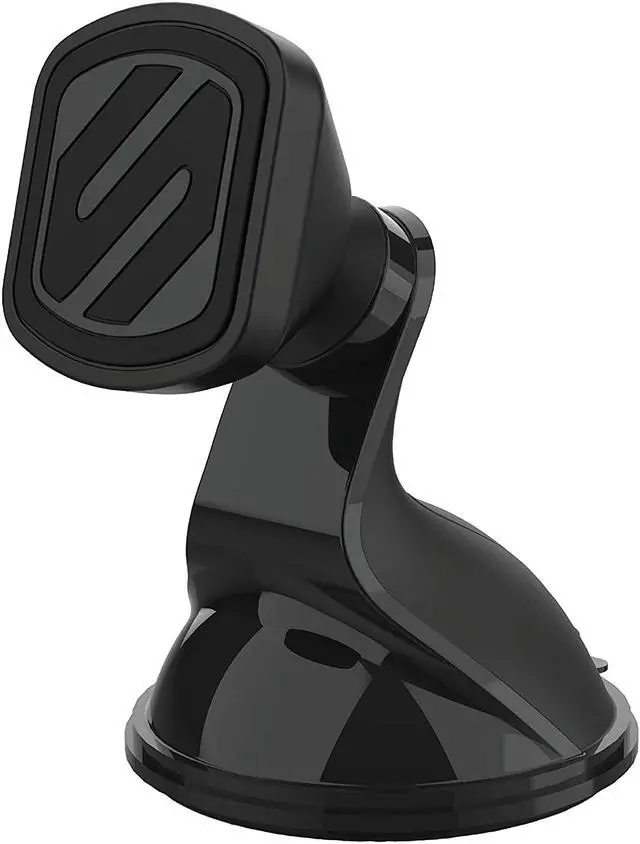 Main image of Scosche MMWSM-XCES0 MagicMount Select Magnetic Phone, GPS or Tablet Suction Cup Mount, 360 Degree Adjustable Head, StickGrip Suction Cup Car Mount, Black