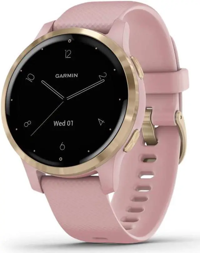 Alt view image 8 of 15 - Garmin vívoactive 4S, Smaller-Sized GPS Smartwatch, Features Music, Body Energy Monitoring, Animated Workouts