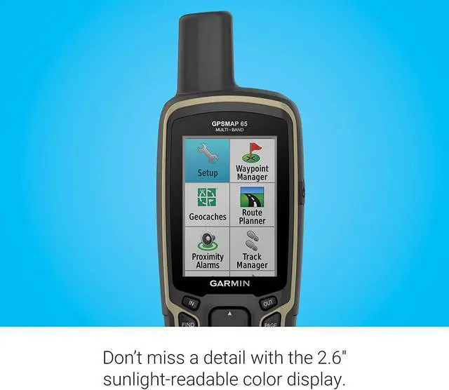 Alt view image 11 of 15 - Garmin GPSMAP 65, Multi-Band/Multi-GNSS Handheld