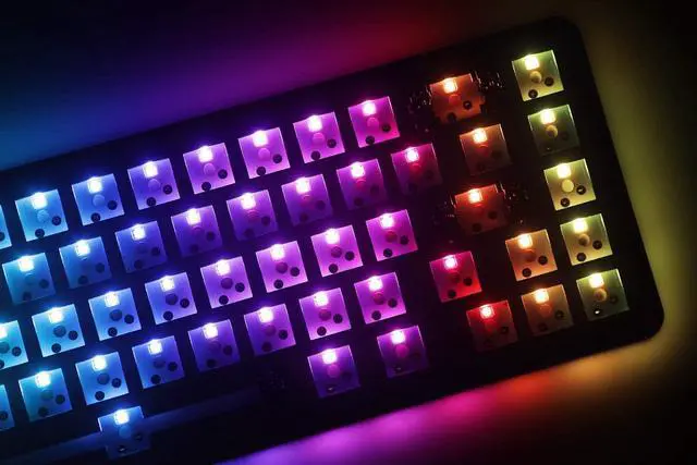Alt view image 7 of 7 - DROP ALT Mechanical Keyboard  65% (67 Key) Gaming Keyboard, Hot-Swap Switches, Programmable Macros, RGB LED Backlighting, USB-C, Doubleshot PBT, Aluminum Frame (Barebones, Gray), Space Gray