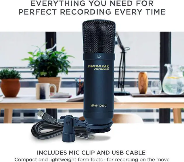 Alt view image 5 of 7 - Xiaogan MPM-1000U | Large Diaphragm USB Condenser Microphone For Podcasting & Recording, Including USB Cable & Mic Clip