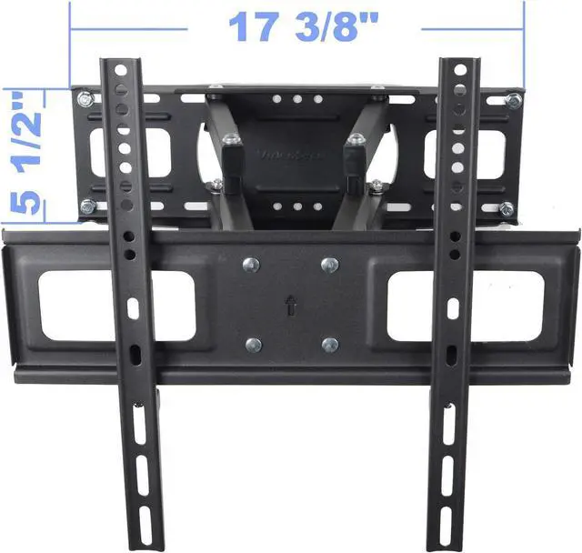 Alt view image 2 of 7 - VideoSecu MW340B2 TV Wall Mount Bracket for Most 32-65 Inch LED, LCD, OLED, UHD Plasma Flat Screen TV, with Full Motion Tilt Swivel Articulating Dual Arms 14" Extend,400x400mm,100 LBS WR9