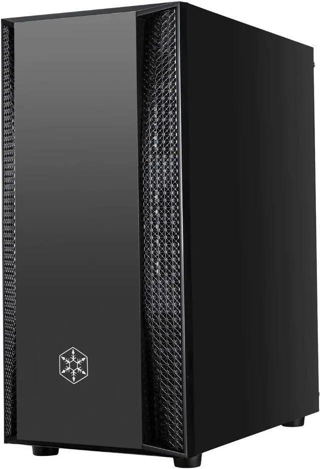 Alt view image 3 of 8 - SilverStone FARA B1 RGB Sleek tempered glass mid-tower ATX case with RGB fans, SST-FAB1B-RGB (Black)