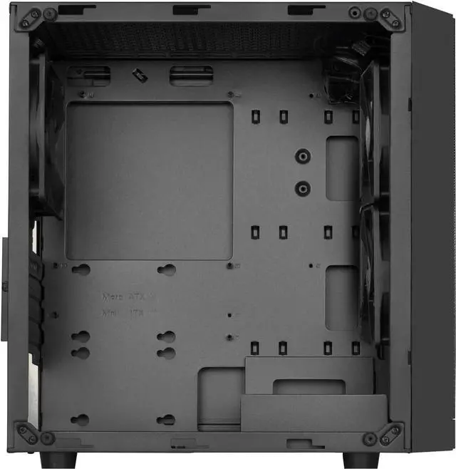 Alt view image 7 of 7 - SilverStone Technology SST-PS15B-RGB Micro-ATX Computer Case with Tempered Glass and 2 X RGB Front Intake Fans PS15B-RGB