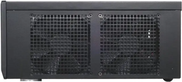Alt view image 4 of 7 - SilverStone Technology SST-GD05B-3.0-USA USB3.0 Aluminum/Steel Micro ATX HTPC Computer Case with 2 USB 3.0 Front Ports in Black GD05B-3.0-USA