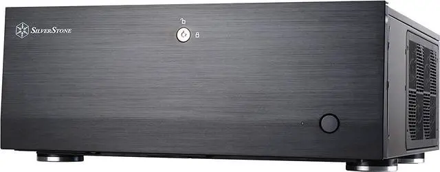 Main image of SilverStone Technology GD07B Home Theater Computer Case with Lockable Aluminum Front Panel for E-ATX/ATX/Micro-ATX Motherboards GD07B-x