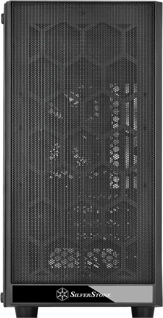 Alt view image 3 of 7 - SilverStone Technology SST-PS15B-RGB Micro-ATX Computer Case with Tempered Glass and 2 X RGB Front Intake Fans PS15B-RGB