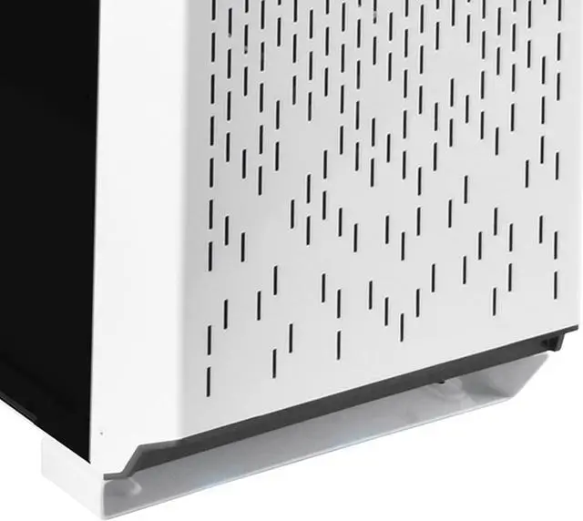 Alt view image 3 of 7 - SilverStone Technology Metal ATX Computer Tower Case with Tempered-Glass Side Panel and Ample Air Flow in White (SST-PM02W-G)