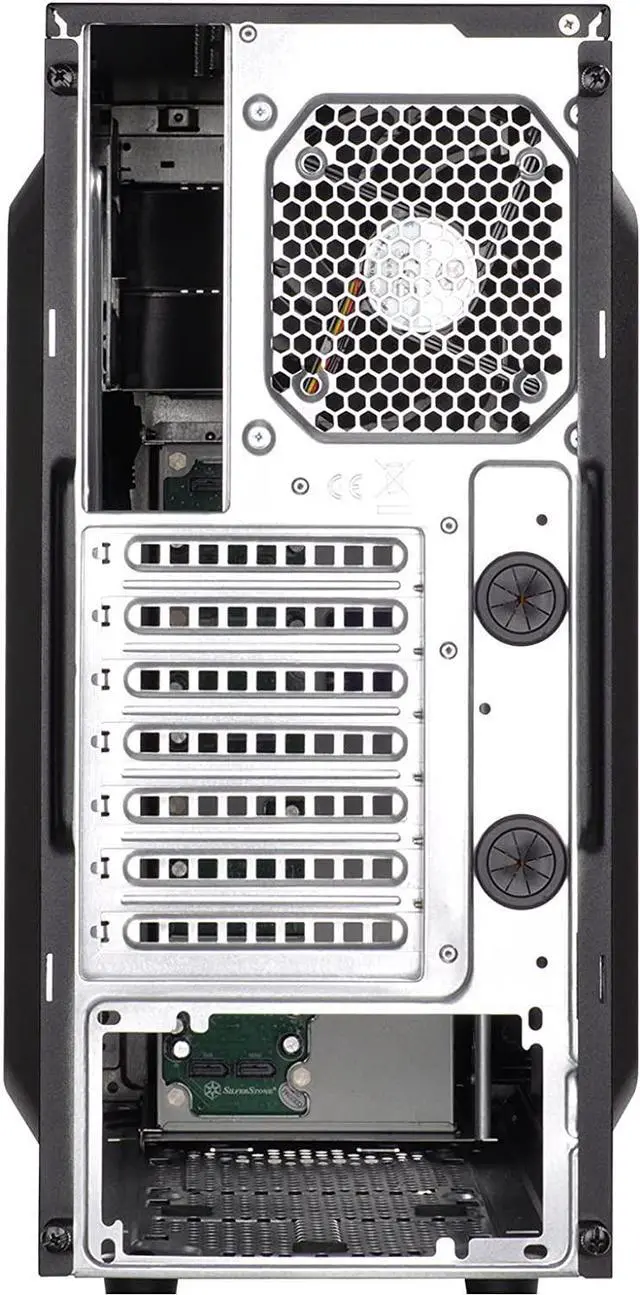 Alt view image 4 of 7 - Silverstone Technology CS380B Silverstone DIY ATX NAS Storage Case with Hot Swap Cases