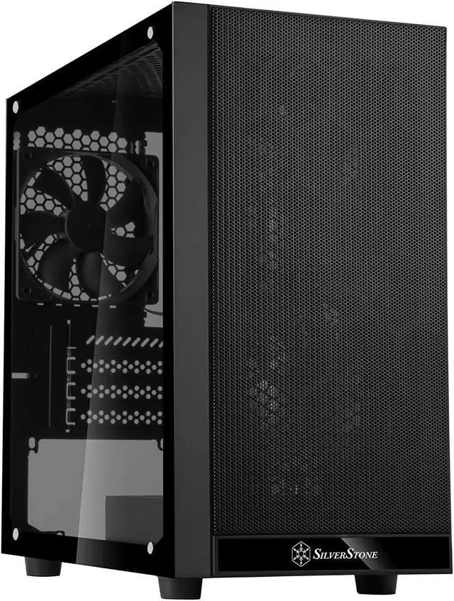 Alt view image 2 of 7 - SilverStone Technology PS15 PRO, Micro-ATX Chassis, ARGB Fans, Tempered Glass, SST-PS15B-PRO