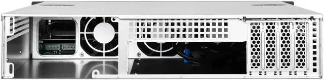 Alt view image 3 of 7 - SilverStone Technology 2U Rackmount Server Case with 4 X 3.5 Hot Swap Bays Micro-ATX Support RM21-304