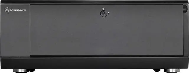 Alt view image 3 of 7 - SilverStone Technology GD10B Home Theater Computer Case (Htpc) with Lockable Front Panel for ATX/Micro-ATX Motherboards GD10B-x
