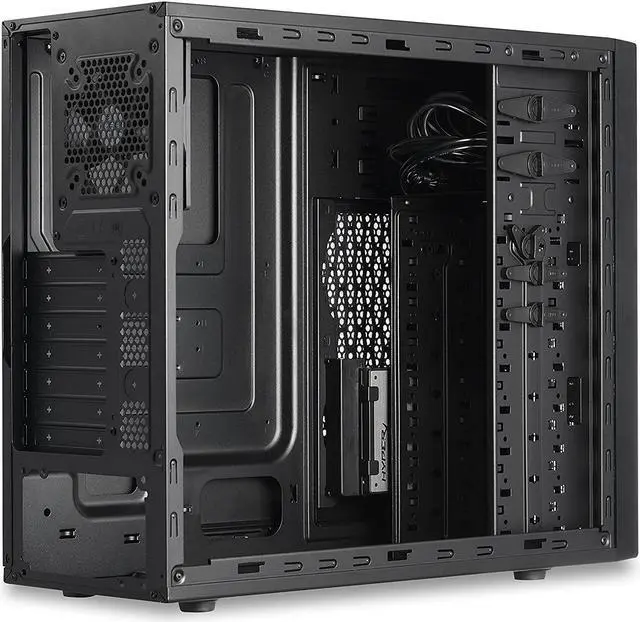 Alt view image 6 of 7 - N400 NSE-400-KKN2 Mid-Tower Fully Meshed Front Panel Computer Case (Midnight Black)