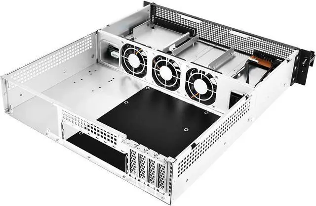 Alt view image 5 of 7 - SilverStone Technology 2U Rackmount Server Case with 4 X 3.5 Hot Swap Bays Micro-ATX Support RM21-304