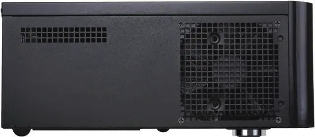 Alt view image 2 of 7 - SilverStone Technology HTPC Case with Aluminum Front Panel Micro-ATX, 2X Hot-Swap Drive Bays, 3x120mm Golf Bladed Fan, USB 3.0 X2 in Black GD06B-USA