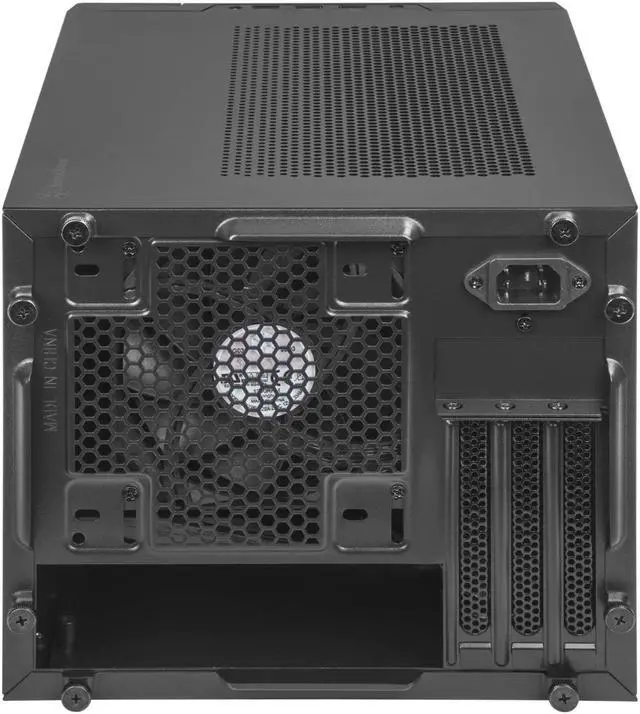Alt view image 3 of 7 - SilverStone Technology SUGO 14, SG14, Black, Mini-ITX Cube Chassis, Supports 3 Slot Full Length GPUs / ATX PSU / 240mm AIO, 4 Removable Panels, SST-SG14B