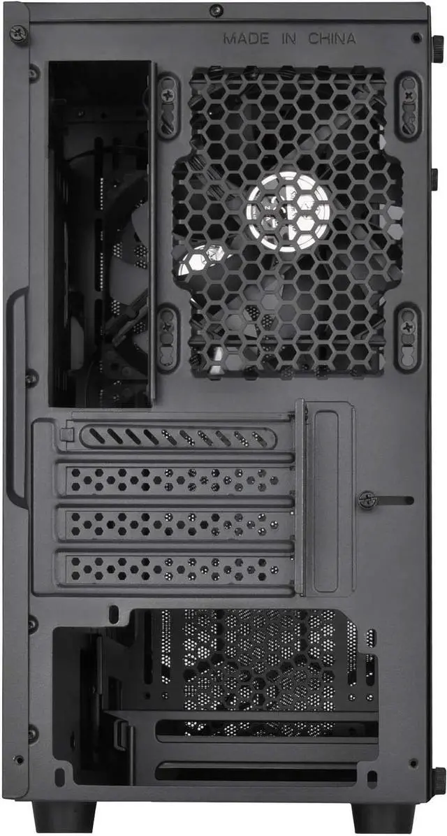 Alt view image 5 of 7 - SilverStone Technology SST-PS15B-RGB Micro-ATX Computer Case with Tempered Glass and 2 X RGB Front Intake Fans PS15B-RGB