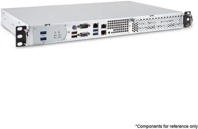 Alt view image 4 of 4 - IN-WIN IW-RF100S-S265 1U Short Depth Mini-ITX Rackmount Server Chassis , 265W
