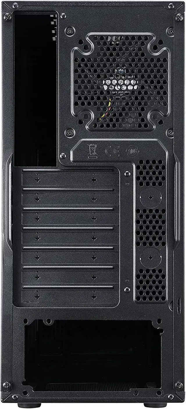 Alt view image 7 of 7 - N400 NSE-400-KKN2 Mid-Tower Fully Meshed Front Panel Computer Case (Midnight Black)