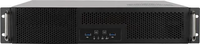 Alt view image 2 of 7 - SilverStone Technology 2U Dual 5.25" Drive Bay ATX rackmount Industrial Storage Server Chassis with USB 3.1 Gen1 Interface, SST-RM23-502, Welcome to consult