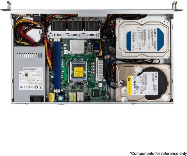 Alt view image 2 of 4 - IN-WIN IW-RF100S-S265 1U Short Depth Mini-ITX Rackmount Server Chassis , 265W