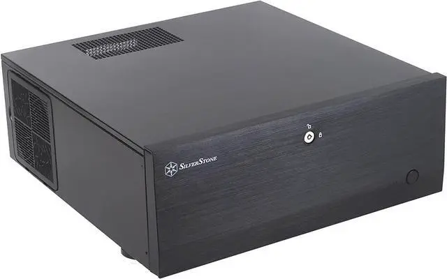 Alt view image 4 of 7 - SilverStone Technology GD07B Home Theater Computer Case with Lockable Aluminum Front Panel for E-ATX/ATX/Micro-ATX Motherboards GD07B-x