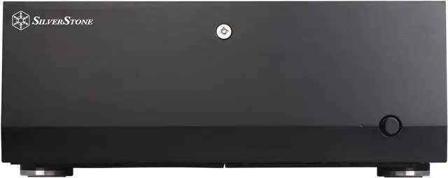 Alt view image 2 of 7 - SilverStone Technology GD07B Home Theater Computer Case with Lockable Aluminum Front Panel for E-ATX/ATX/Micro-ATX Motherboards GD07B-x
