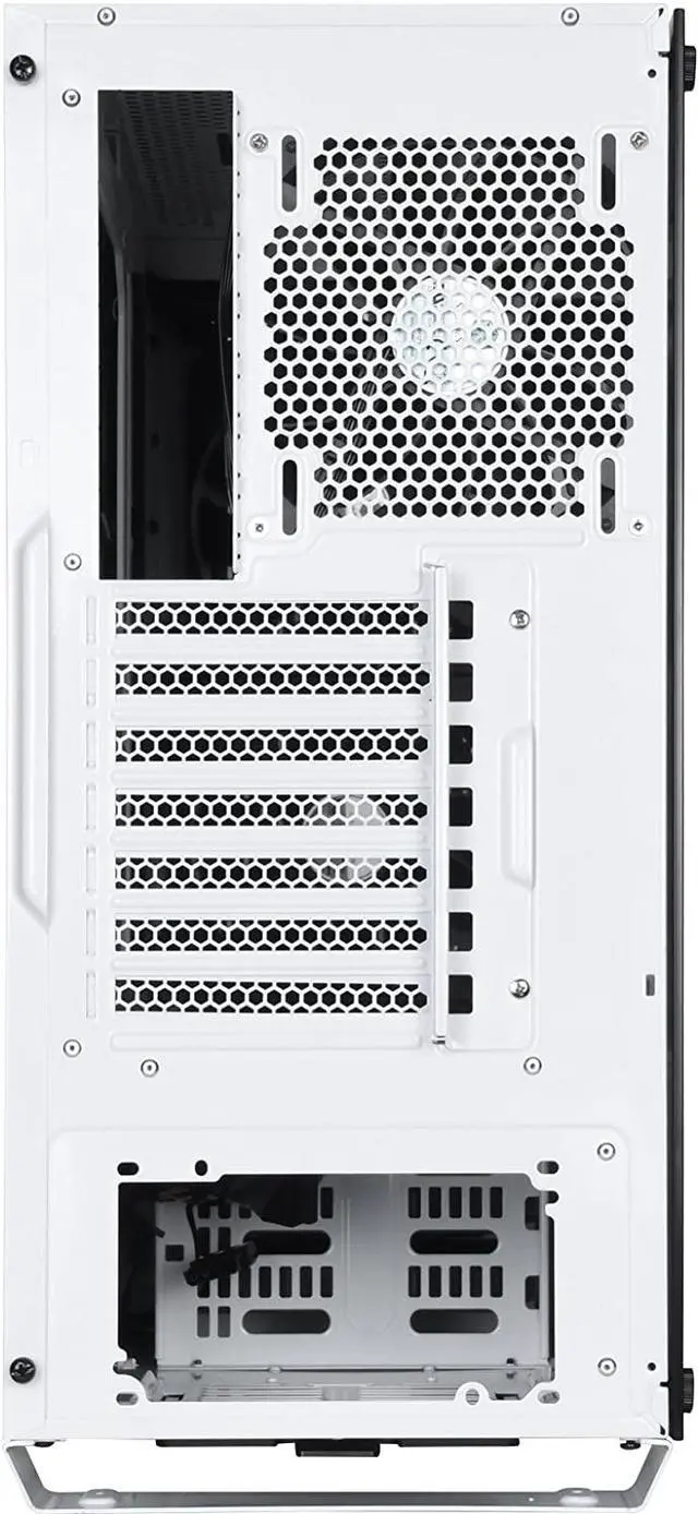 Alt view image 7 of 7 - SilverStone Technology Metal ATX Computer Tower Case with Tempered-Glass Side Panel and Ample Air Flow in White (SST-PM02W-G)