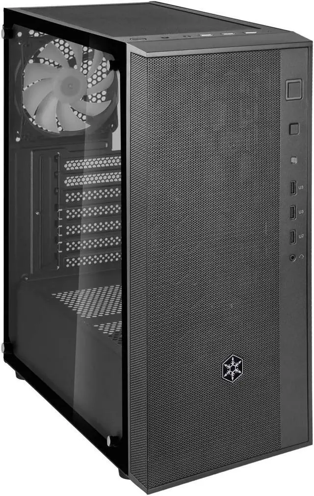 Alt view image 2 of 7 - Silverstone FARA R1 PRO, Tempered Glass, mid Tower ATX Chassis with ARGB, SST-FAR1B-PRO