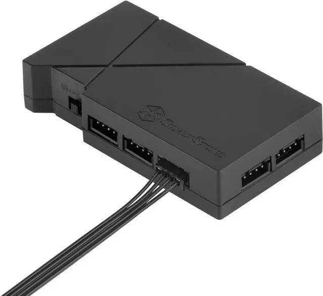 Alt view image 4 of 7 - Silverstone SST-CPL01-4X RGB Extend Y Cables (Silverstone Custom RGB 4pin Male/Female Connector + Standard RGB 4pin Female Connector), Includes 4X 4pin