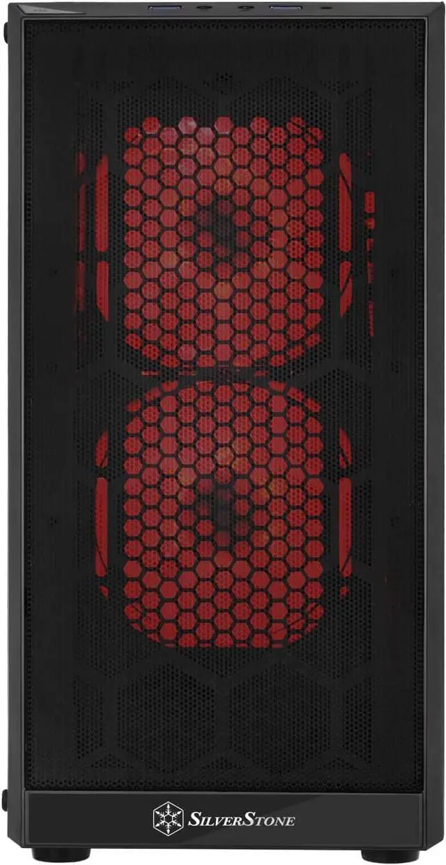Alt view image 4 of 7 - SilverStone Technology SST-PS15B-RGB Micro-ATX Computer Case with Tempered Glass and 2 X RGB Front Intake Fans PS15B-RGB