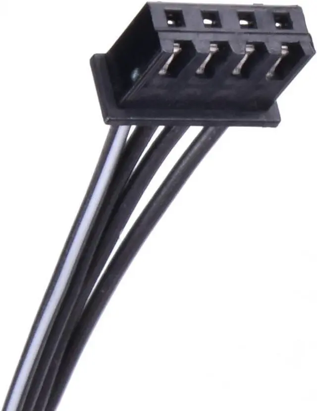 Alt view image 7 of 7 - Silverstone SST-CPL01-4X RGB Extend Y Cables (Silverstone Custom RGB 4pin Male/Female Connector + Standard RGB 4pin Female Connector), Includes 4X 4pin