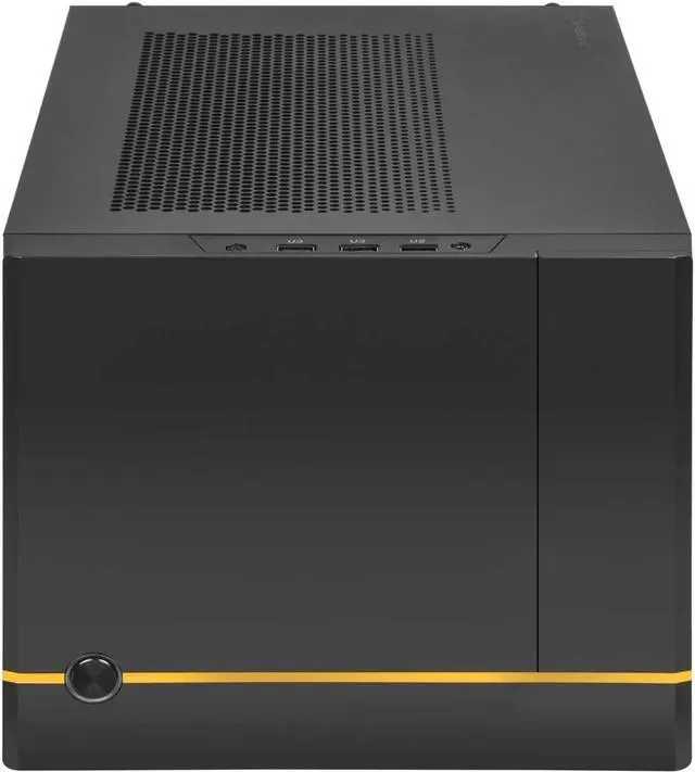 Alt view image 2 of 7 - SilverStone Technology SUGO 14, SG14, Black, Mini-ITX Cube Chassis, Supports 3 Slot Full Length GPUs / ATX PSU / 240mm AIO, 4 Removable Panels, SST-SG14B