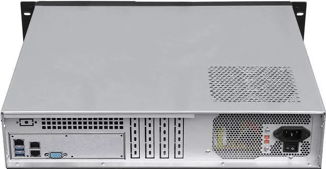 Alt view image 5 of 5 - PLINKUSA RACKBUY 2U(Fan LCD)(2x5.25+2X 3.5)(Micro-ATX/Mini ITX)(14.96" Deep) Rackmount Chassi (NO Power Supply, No Rail,No System and Case Only) IPC-G2220S