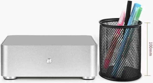 Alt view image 6 of 7 - Computer Case, Heat Dissipation Mini ITX Computer Case HTPC Case High Heat Dissipation Aluminum for Heat Dissipation for PC Computer Case