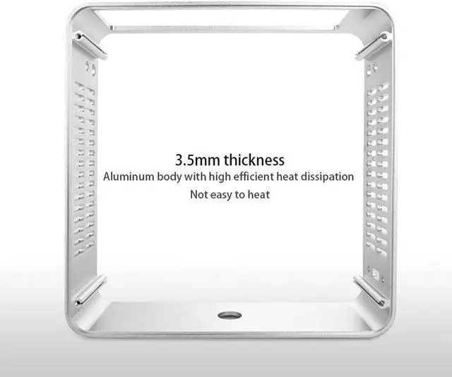 Alt view image 4 of 7 - Computer Case, Heat Dissipation Mini ITX Computer Case HTPC Case High Heat Dissipation Aluminum for Heat Dissipation for PC Computer Case