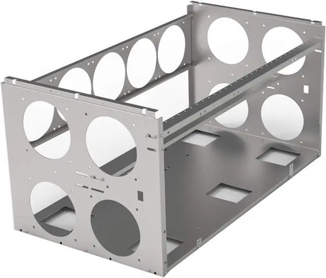 Main image of lzndeal Stackable Open Mining Rig Frame Mining ETH/ETC/ZEC Ether Accessories Tools for 6/8/12 GPU Crypto Coin Bitcoin Rack Only