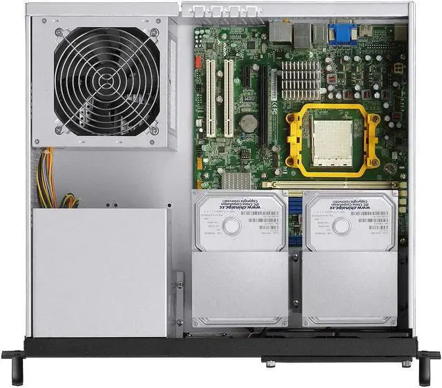 Alt view image 4 of 5 - PLINKUSA RACKBUY 2U(Fan LCD)(2x5.25+2X 3.5)(Micro-ATX/Mini ITX)(14.96" Deep) Rackmount Chassi (NO Power Supply, No Rail,No System and Case Only) IPC-G2220S
