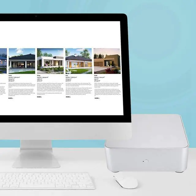 Alt view image 2 of 7 - Computer Case, Heat Dissipation Mini ITX Computer Case HTPC Case High Heat Dissipation Aluminum for Heat Dissipation for PC Computer Case