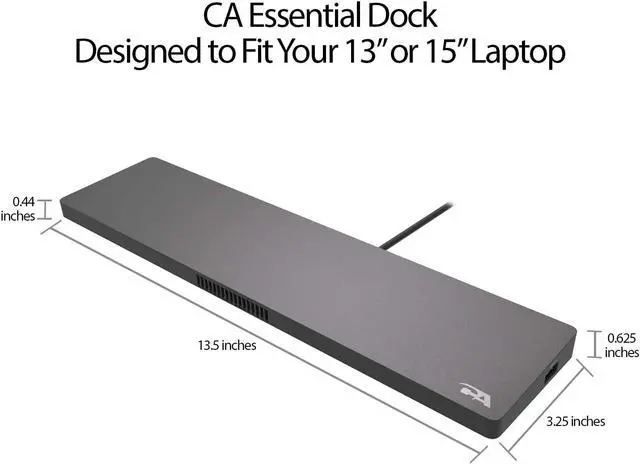 Alt view image 5 of 7 - Kensington SD4750P USB-C Docking Station for Windows, MacBook, Surface and Chromebooks – Dual 4K Video, 85W PD (K39105NA)