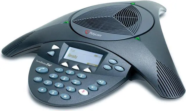 Alt view image 3 of 10 - Polycom 2200-07800-160 Wireless Conference Phone SoundStation2W DECT 6.0