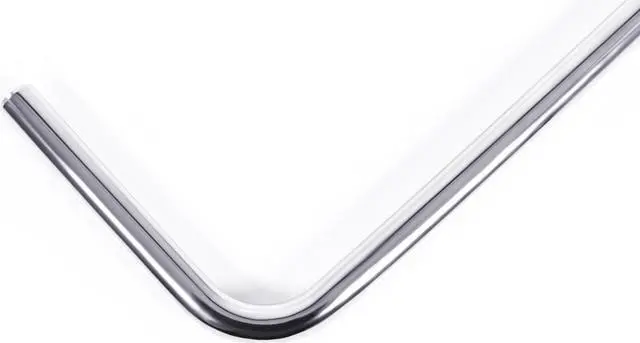Alt view image 7 of 10 - Alphacool Brass HardTube 13mm OD 90 Degree Tubing (10/30cm), Chrome