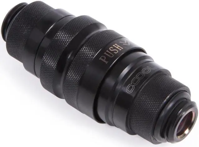 Main image of Alphacool Eiszapfen Quick Release Connector Kit G1/4 Outer Thread - Deep Black (17561)